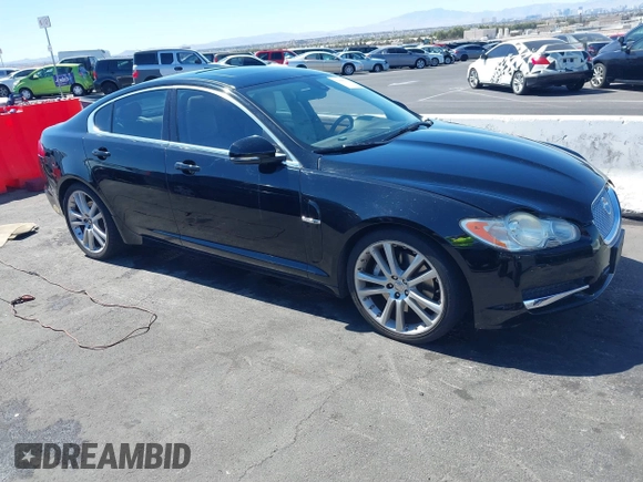 2010 Jaguar XF Premium Luxury with VIN SAJWA0GB3ALR49414, listed as a IAAI auction lot 41880567 with 132,230 mi miles. Bid and sale history available at carsss.com. Image 1.