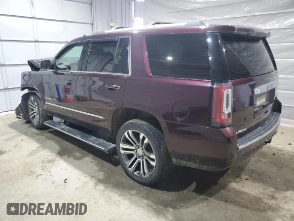 2017 GMC Yukon Denali with VIN 1GKS2CKJ8HR297864, listed as a Copart auction lot 49134005 with 84,179 mi miles and Salvage Title. Bid and sale history available at carsss.com. Image 2.