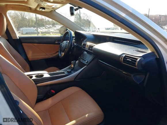 2016 Lexus IS 200t with VIN JTHBA1D25G5002149, listed as a IAAI auction lot 41891161 with 83,014 mi miles. Bid and sale history available at carsss.com. Image 5.