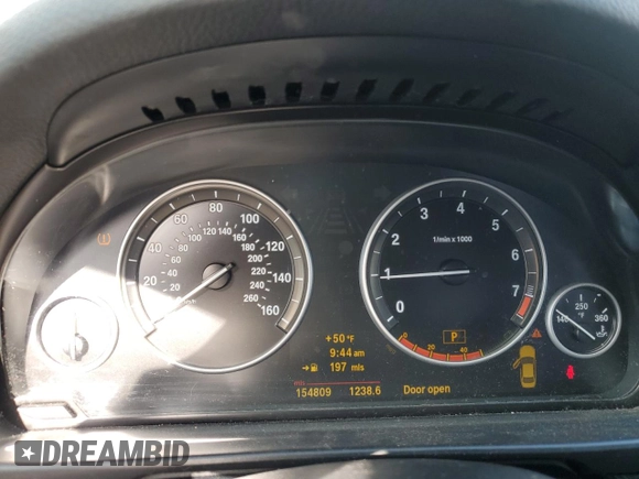 2011 BMW 5 Series 528i with VIN WBAFR1C53BC736751, listed as a Copart auction lot 54862565 with 154,809 mi miles and Clean Title. Bid and sale history available at carsss.com. Image 9.