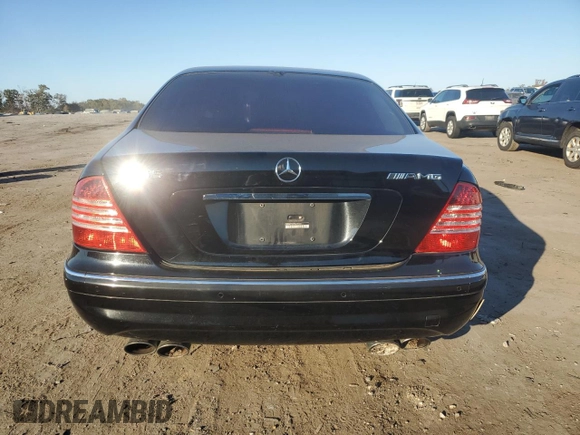 2005 Mercedes-Benz S 55 AMG with VIN WDBNG74JX5A437694, listed as a Copart auction lot 77256364 with 178,716 mi miles and Clean Title. Bid and sale history available at DreamBid. Image 6.