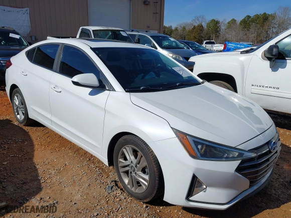 2019 Hyundai Elantra SEL with VIN 5NPD84LF7KH463762, listed as a IAAI auction lot 41465346 with 54,782 mi miles. Bid and sale history available at carsss.com. Image 1.
