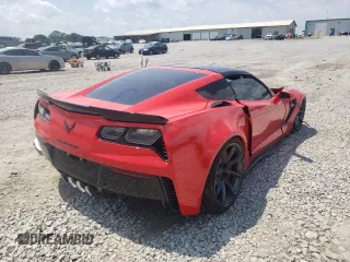 2016 Chevrolet Corvette Z06 3LZ with VIN 1G1YT2D6XG5603337, listed as a Copart auction lot 64940244 with 0 mi miles and Salvage Title. Bid and sale history available at carsss.com. Image 3.