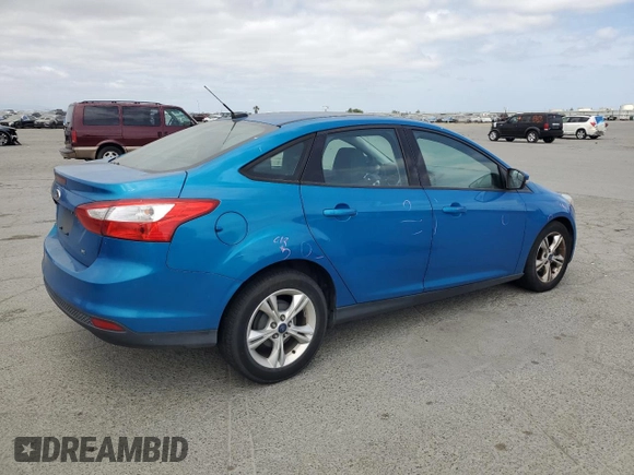 2013 Ford Focus SE with VIN 1FADP3F24DL264694, listed as a Copart auction lot 54161495 with 158,732 mi miles and Salvage Title. Bid and sale history available at carsss.com. Image 3.