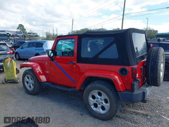 2014 Jeep Wrangler Sahara with VIN 1C4AJWBG0EL109773, listed as a IAAI auction lot 41678412 with 12,264 mi miles and . Bid and sale history available at DreamBid. Image 14.