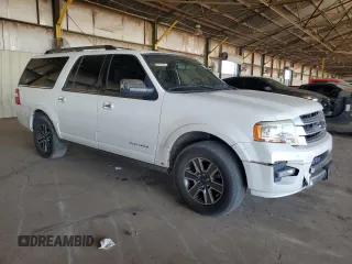 2016 Ford Expedition EL Platinum with VIN 1FMJK1LT8GEF20479, listed as a Copart auction lot 76396204 with 107,007 mi miles and Salvage Title. Bid and sale history available at carsss.com. Image 4.