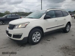 2015 Chevrolet Traverse LS with VIN 1GNKRFED9FJ237612, listed as a Copart auction lot 52790455 with 103,945 mi miles and Salvage Title. Bid and sale history available at carsss.com. Image 1.