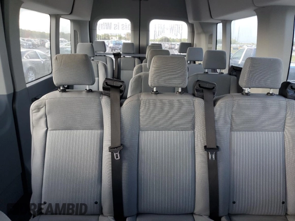 2019 Ford Transit Passenger XL with VIN 1FBAX2XM5KKB04435, listed as a Copart auction lot 43841485 with 8,995 mi miles and Non Repairable. Bid and sale history available at carsss.com. Image 10.