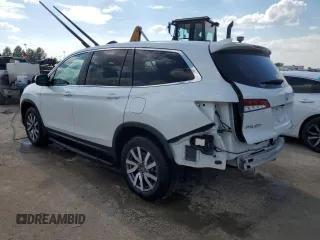 2021 Honda Pilot EX-L with VIN 5FNYF6H58MB084287, listed as a Copart auction lot 59658784 with 32,707 mi miles and Salvage title. Bid and sale history available at DreamBid. Image 2.