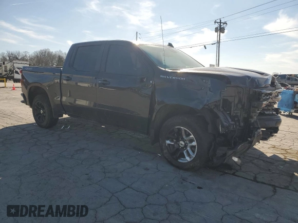 2024 Chevrolet Silverado 1500 RST with VIN 3GCPDEEK6RG198330, listed as a Copart auction lot 50710055 with 17,018 mi miles and Clean Title. Bid and sale history available at carsss.com. Image 4.