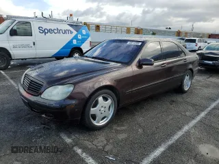 2002 Mercedes-Benz S 430 z VIN WDBNG70J32A302767, wystawiony jako Copart lot #48614205 z przebiegiem Nie podano mil oraz Czysty tytuł • Clean title. Historia ofert i sprzedaży dostępna na DreamBid. Obrazek 1.