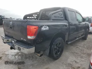 2013 Nissan Titan S with VIN 1N6AA0EC1DN302813, listed as a Copart auction lot 76369234 with 103,304 mi miles and Salvage Title. Bid and sale history available at DreamBid. Image 3.
