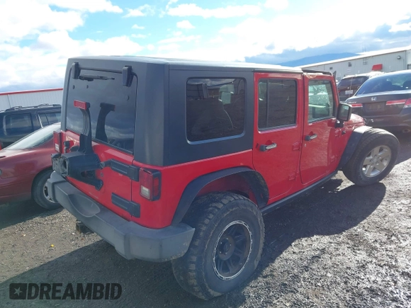 2008 Jeep Wrangler Unlimited Rubicon with VIN 1J8GA69138L572905, listed as a IAAI auction lot 40841296 with 162,528 mi miles and . Bid and sale history available at DreamBid. Image 4.