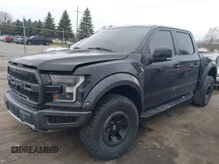 2017 Ford F-150 Raptor with VIN 1FTFW1RG5HFC33542, listed as a IAAI auction lot 41991276 with Not Provided miles and . Bid and sale history available at carsss.com. Image 2.