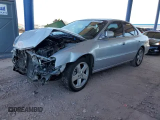 2002 Acura TL Type S with VIN 19UUA568X2A032588, listed as a Copart auction lot 46952595 with 196,101 mi miles and Salvage Title. Bid and sale history available at carsss.com. Image 1.