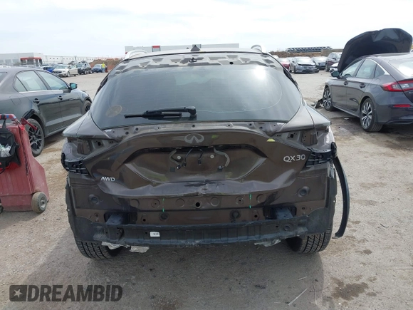2017 Infiniti QX30 Premium with VIN SJKCH5CR7HA024635, listed as a IAAI auction lot 41764962 with 98,803 mi miles and . Bid and sale history available at DreamBid. Image 17.