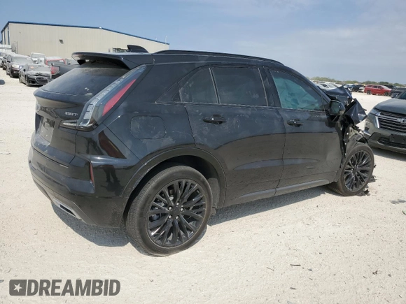 2024 Cadillac XT4 FWD Sport with VIN 1GYFZER42RF171372, listed as a Copart auction lot 76884714 with Not provided miles and Salvage title. Bid and sale history available at DreamBid. Image 3.