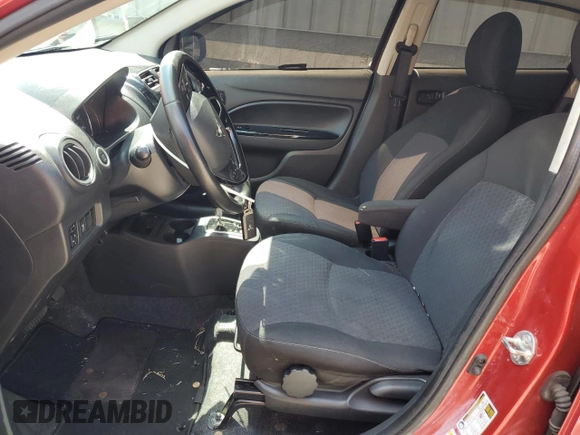 2018 Mitsubishi Mirage SE with VIN ML32A4HJ4JH005329, listed as a Copart auction lot 46583765 with 82,883 mi miles and Salvage title. Bid and sale history available at DreamBid. Image 7.