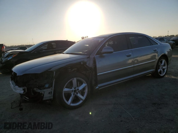 2009 Audi A8 L 4.2L with VIN WAUMV94E79N008753, listed as a Copart auction lot 78772714 with 116,378 mi miles and Salvage Title. Bid and sale history available at carsss.com. Image 1.