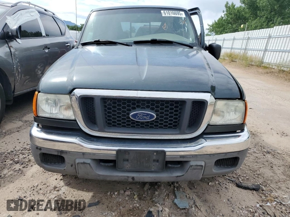 2004 Ford Ranger XL Fleet with VIN 1FTZR15E84PA70642, listed as a Copart auction lot 61016695 with 122,463 mi miles and Salvage title. Bid and sale history available at DreamBid. Image 5.