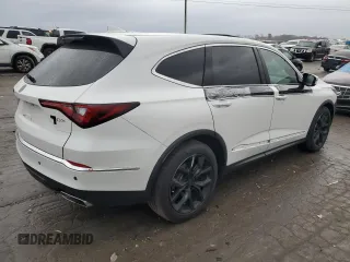 2023 Acura MDX w/Technology Package with VIN 5J8YD9H43PL007733, listed as a Copart auction lot 82115574 with 22,616 mi miles and Salvage Title. Bid and sale history available at carsss.com. Image 3.