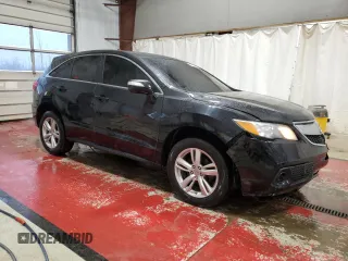 2013 Acura RDX with VIN 5J8TB4H37DL001553, listed as a Copart auction lot 48000045 with 134,913 mi miles and Salvage Title. Bid and sale history available at carsss.com. Image 4.