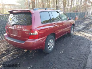 2007 Toyota Highlander w/3rd Row with VIN JTEEP21A670226246, listed as a IAAI auction lot 41686855 with 236,804 mi miles. Bid and sale history available at carsss.com. Image 4.