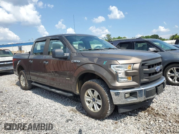 2017 Ford F-150 XL with VIN 1FTEW1EP4HFC49443, listed as a Copart auction lot 61945485 with 108,560 mi miles and Salvage title. Bid and sale history available at DreamBid. Image 4.