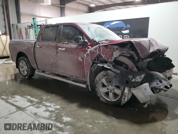 2017 Ram 1500 Big Horn with VIN 1C6RR7LM8HS880862, listed as a Copart auction lot 45559405 with 103,034 mi miles and Salvage Title. Bid and sale history available at carsss.com. Image 4.