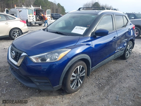 2019 Nissan Kicks SV with VIN 3N1CP5CU8KL557557, listed as a IAAI auction lot 41725802 with 94,023 mi miles. Bid and sale history available at carsss.com. Image 18.
