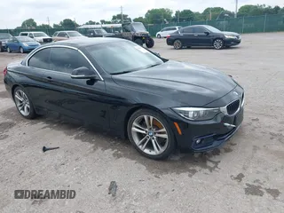 2018 BMW 4 Series 430i with VIN WBA4Z1C58JEC70361, listed as a IAAI auction lot 42430974 with Not provided miles and . Bid and sale history available at DreamBid. Image 1.