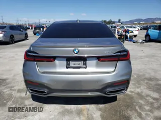 2020 BMW 7 Series 740i with VIN WBA7T2C01LGF96731, listed as a Copart auction lot 47431263 with 43,741 mi miles. Bid and sale history available at carsss.com. Image 6.