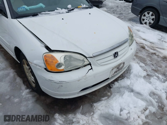 2002 Honda Civic LX with VIN 2HGES16592H517516, listed as a IAAI auction lot 41516218 with 146,957 mi miles and . Bid and sale history available at DreamBid. Image 6.