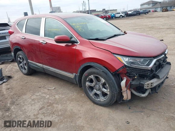 2018 Honda CR-V EX with VIN 2HKRW1H52JH523178, listed as a IAAI auction lot 41699500 with 81,377 mi miles and . Bid and sale history available at carsss.com. Image 1.