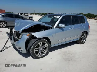 2015 Mercedes-Benz GLK with VIN WDCGG5HB8FG406633, listed as a Copart auction lot 50151175 with 111,930 mi miles and Salvage Title. Bid and sale history available at carsss.com. Image 1.