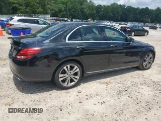 2018 Mercedes-Benz C 300 with VIN WDDWF4JB5JR419500, listed as a Copart auction lot 60235995 with 37,014 mi miles and Salvage title. Bid and sale history available at DreamBid. Image 3.
