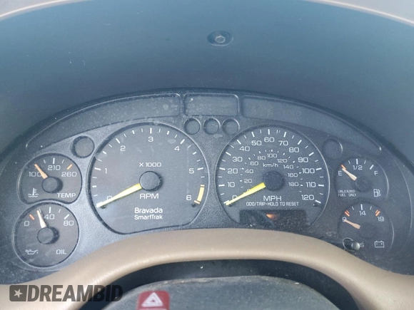 1998 Oldsmobile Bravada z VIN 1GHDT13W7W2702905, wystawiony jako Copart lot #77417944 z przebiegiem Nie podano mil oraz Nie do naprawy. Historia ofert i sprzedaży dostępna na DreamBid. Obrazek 9.