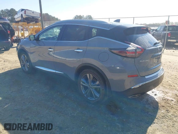 2023 Nissan Murano Platinum z VIN 5N1AZ2DJ9PC105164, wystawiony jako IAAI lot #41886985 z przebiegiem 20 764 mil mil oraz . Historia ofert i sprzedaży dostępna na DreamBid. Obrazek 3.