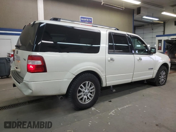 2008 Ford Expedition EL Limited with VIN 1FMFK20558LA22867, listed as a Copart auction lot 83012154 with 213,358 mi miles and Salvage Title. Bid and sale history available at carsss.com. Image 3.