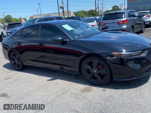 2023 Honda Accord Sport-L with VIN 1HGCY2F71PA067959, listed as a Copart auction lot 60369075 with 27,472 mi miles and Clean title. Bid and sale history available at DreamBid. Image 1.