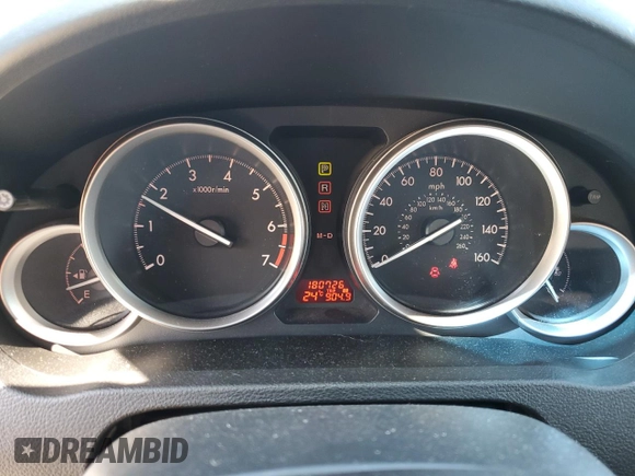 2012 Mazda 6 i Sport with VIN 1YVHZ8BH1C5M00760, listed as a Copart auction lot 54934565 with 180,726 mi miles and Salvage Title. Bid and sale history available at DreamBid. Image 9.