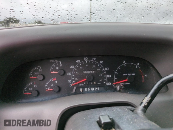 2000 Ford F-250 XL with VIN 1FTNW21FXYEC96890, listed as a Copart auction lot 74687394 with Not Provided miles and Salvage Title. Bid and sale history available at DreamBid. Image 9.