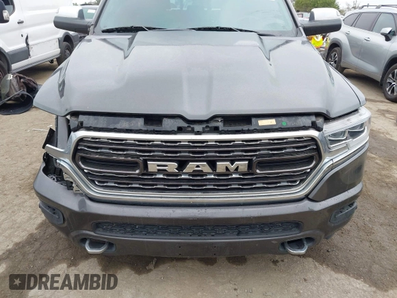 2019 Ram 1500 Limited with VIN 1C6SRFHT6KN773195, listed as a IAAI auction lot 42421233 with 82,506 mi miles and . Bid and sale history available at DreamBid. Image 19.