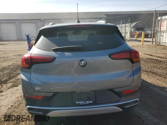 2023 Buick Encore GX Essence with VIN KL4MMFSL4PB121039, listed as a Copart auction lot 47946375 with 28,325 mi miles and Salvage title. Bid and sale history available at DreamBid. Image 6.