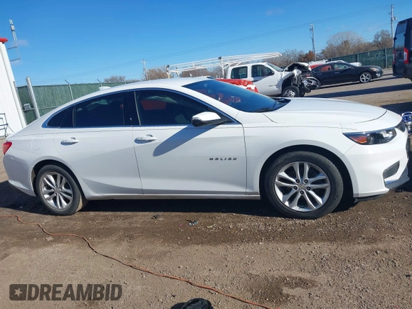 2016 Chevrolet Malibu LT with VIN 1G1ZE5ST8GF206020, listed as a IAAI auction lot 41031615 with 99,429 mi miles and . Bid and sale history available at carsss.com. Image 13.