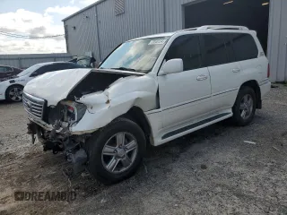 2007 Lexus LX 470 z VIN JTJHT00W774029347, wystawiony jako Copart lot #72040134 z przebiegiem 164 386 mil mil oraz Szkoda całkowita • Salvage title. Historia ofert i sprzedaży dostępna na DreamBid. Obrazek 1.