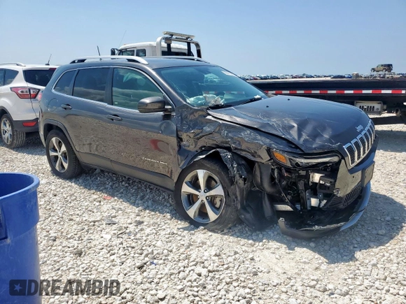 2019 Jeep Cherokee High Altitude with VIN 1C4PJMDX7KD260644, listed as a Copart auction lot 60416985 with 60,861 mi miles and Salvage title. Bid and sale history available at DreamBid. Image 4.