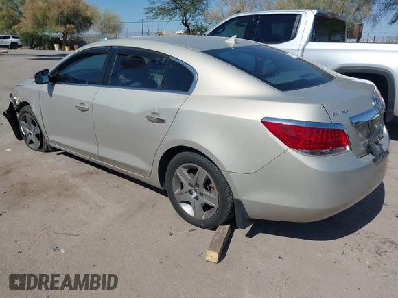 2010 Buick LaCrosse CX with VIN 1G4GB5EG2AF123949, listed as a IAAI auction lot 42618413 with 154,725 mi miles and . Bid and sale history available at DreamBid. Image 3.