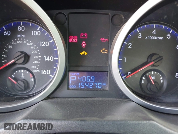2010 Hyundai Genesis Coupe with VIN KMHHT6KD5AU041923, listed as a IAAI auction lot 42662661 with 154,270 mi miles and . Bid and sale history available at DreamBid. Image 7.