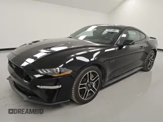 2019 Ford Mustang GT с VIN 1FA6P8CF7K5108972, выставлен на аукционе Copart как лот 55432115 с пробегом 57 252 миль миль и Чистый • Clean title. История ставок и продаж доступна на DreamBid. Изображение 1.